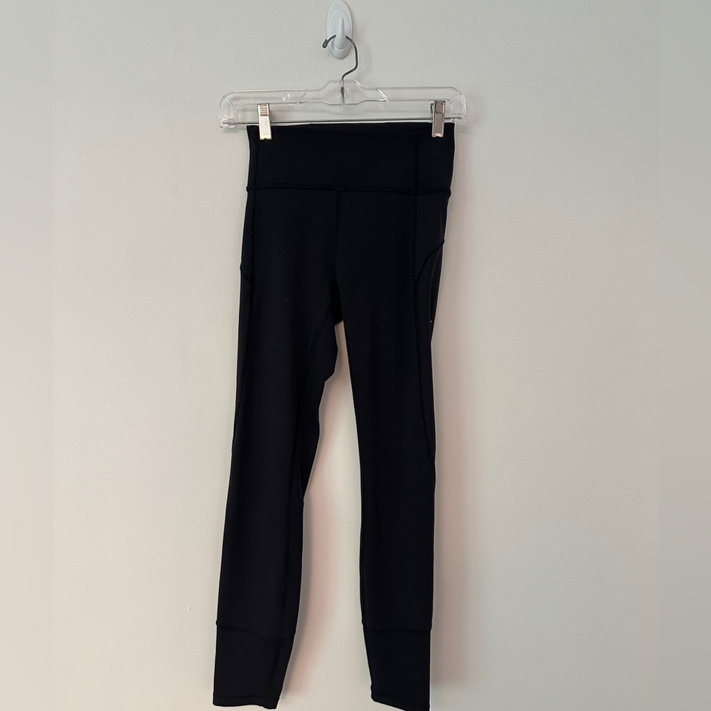 Lululemon Black Leggings With Lining